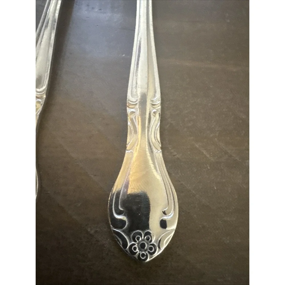ADC8 Adcraft Stainless Steel Teaspoon Japan - Lot of 8 Replacements Flatware‎